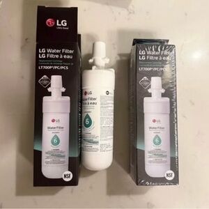 2 LG refrigerator water filters LT700P